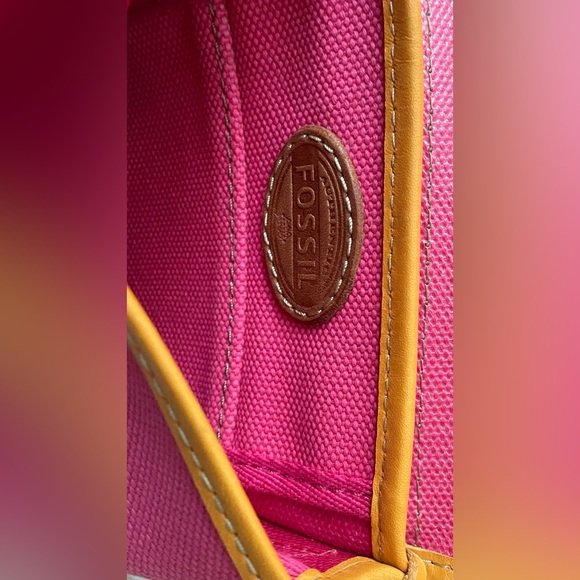 FOSSIL Austin Pink Flap Crossbody Bag - Picture 7 of 8